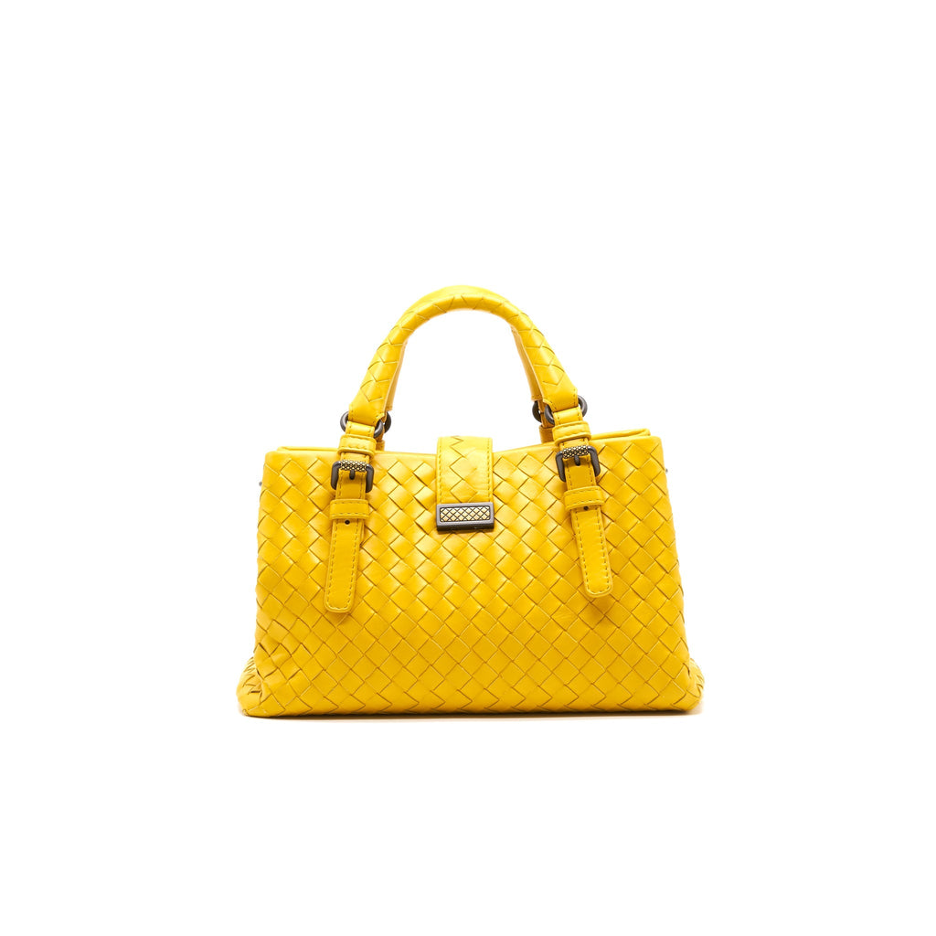 Bottega Veneta Mini Roma Bag Yellow