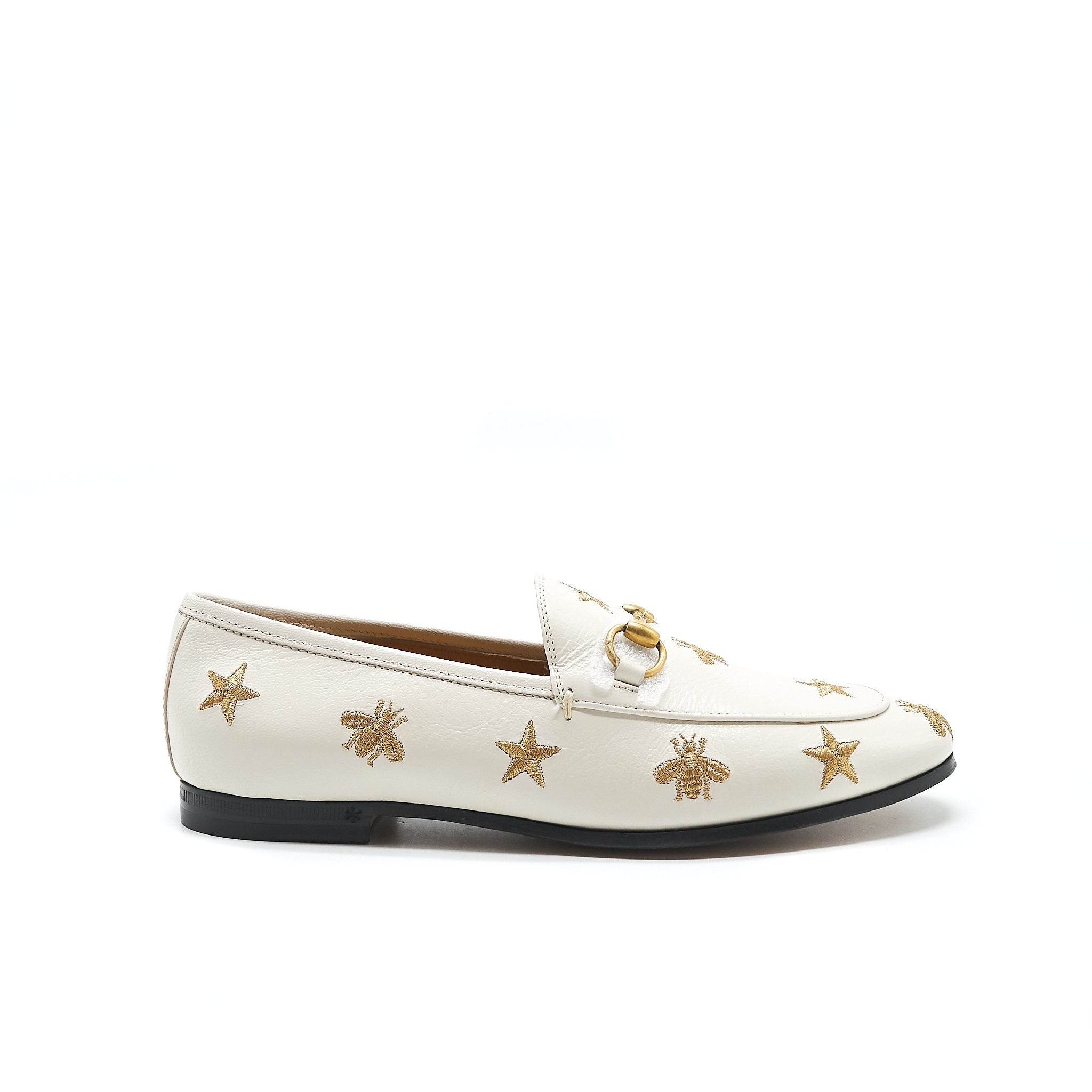 Gucci Size35.5 printed Loafer White