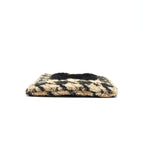 Chanel Tweed CC Logo Pouch Beige/Black