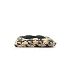 Chanel Tweed CC Logo Pouch Beige/Black