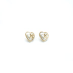 Chanel 22c giant heart earring