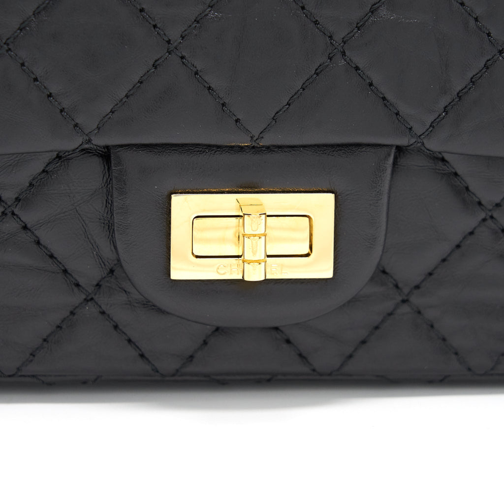 Chanel Small 2.55 Reissue Handbag Black LGHW
