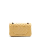 Chanel Medium Classic Double Flap Bag Caviar Dark Beige SHW