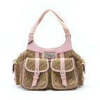 Dior Trotter Street Chic Pocket Diorissimo Hobo Bag Canvas SHW