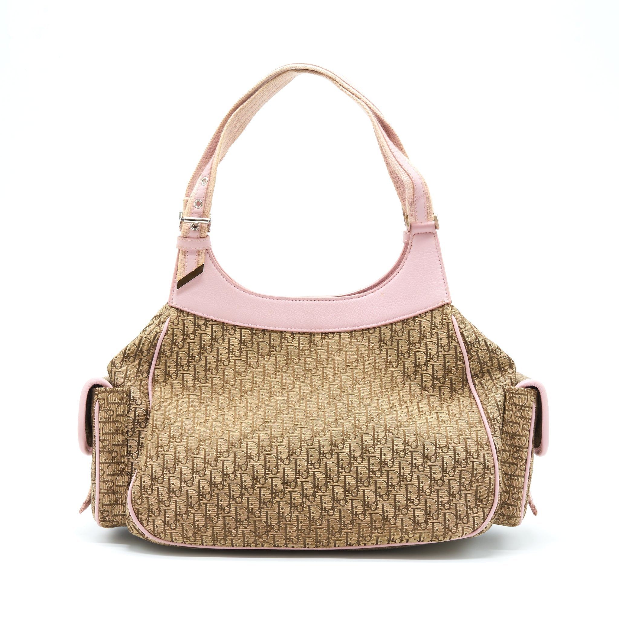 Dior Trotter Street Chic Pocket Diorissimo Hobo Bag Canvas SHW