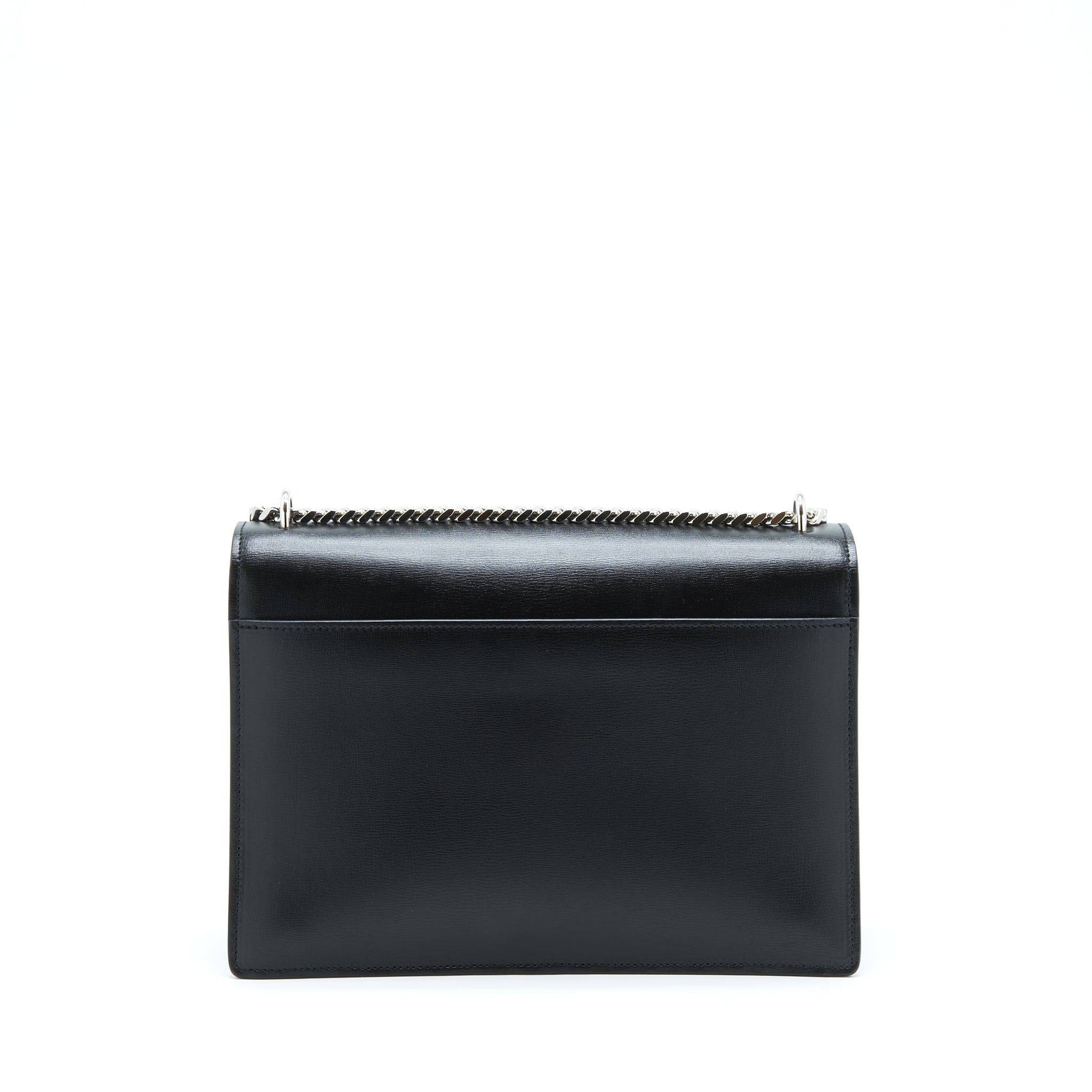 Saint Laurent/YSL Medium Sunset Bag Calfskin Black SHW