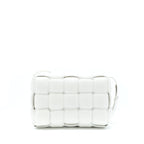 Bottega Veneta Padded Cassette Bag Lambskin Chalk GHW