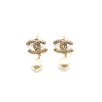 Chanel 20B CC Pearl Earings