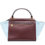 Celine Trapeze Bag Burgundy / Light Blue