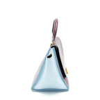 Celine Trapeze Bag Burgundy / Light Blue