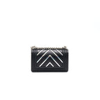 Chanel Small Chevron Le boy Lambskin Black