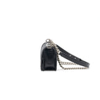 Chanel Small Chevron Le boy Lambskin Black