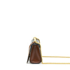 Gucci Small Padlock Shoulder Bag GG Supreme Canvas / Black GHW