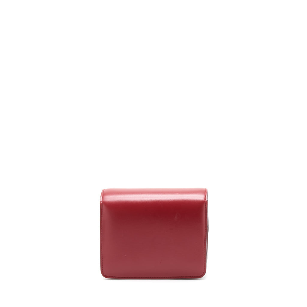 Celine Small Classic Bag In Box Calfskin Red