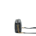 Gucci GG Marmont Matelasse Shoulder Bag Black GHW