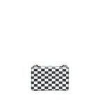 Dior Mini J’adior Flap Bag Black/ White With Wide Shoulder Strap SHW
