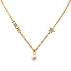 Dior Letter Necklace For Woman