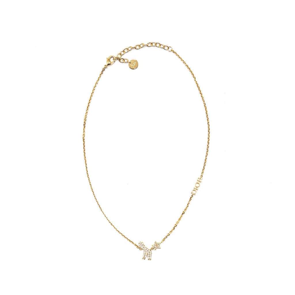 Dior Giraffe Gold Finish Necklace