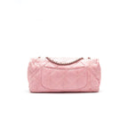 Chanel Python Skin Flap Bag Pink