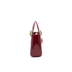 Dior Mini Lady Dior Patent Leather Red with GHW