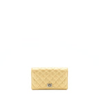 Chanel Quilted 2.55 Wallet Calfskin Gold Ruthenium Sliver Hardware