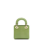 Dior Mini Lady Dior Lizard Light Green SHW