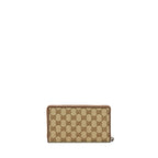 Gucci x Balenciaga Brown 2021 Classic Zip Long Wallet SHW
