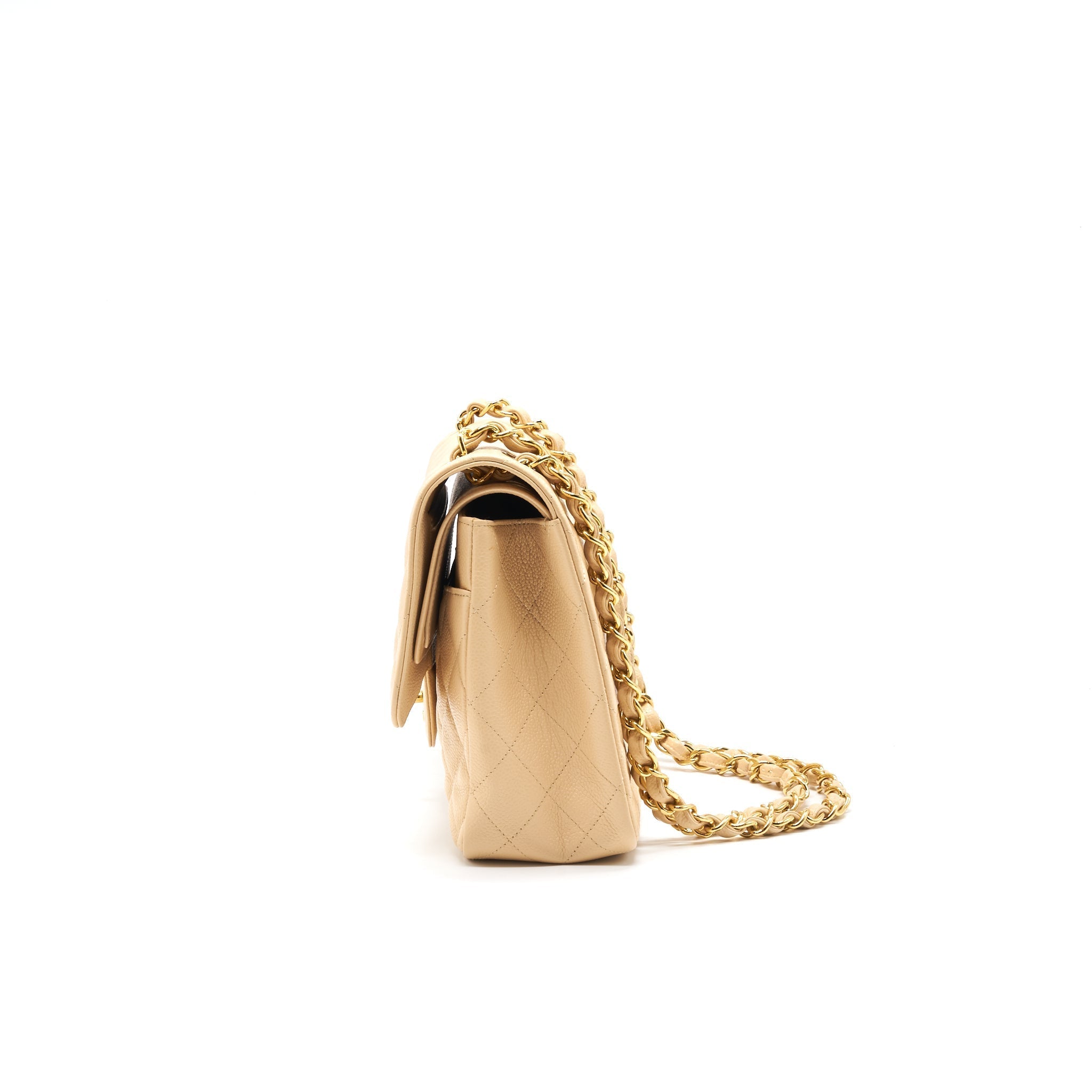 Chanel Jumbo Classic Double Flap Bag Beige GHW