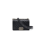 Chanel Small Leboy Cavier Black ruthenium Hardware
