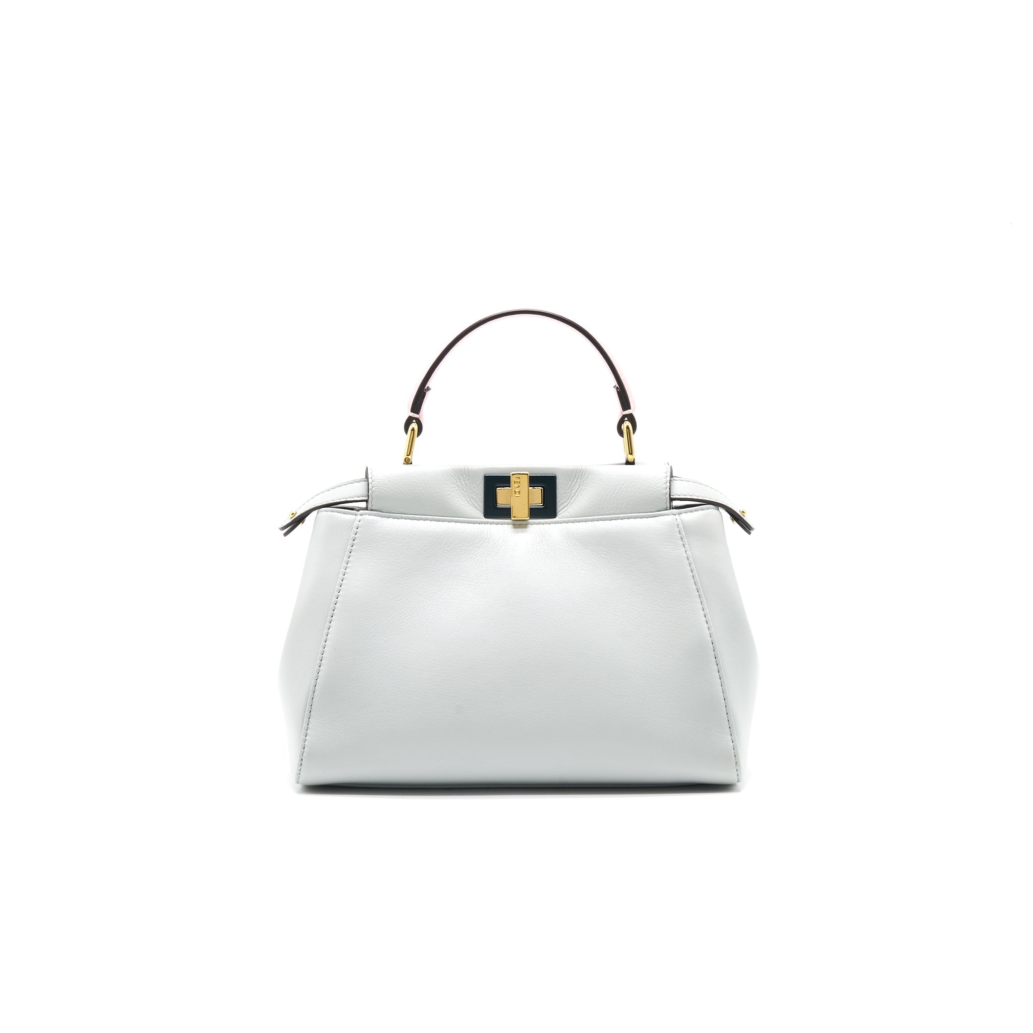 FENDI PEEKABOO ICONIC MINI LIGHT BLUE