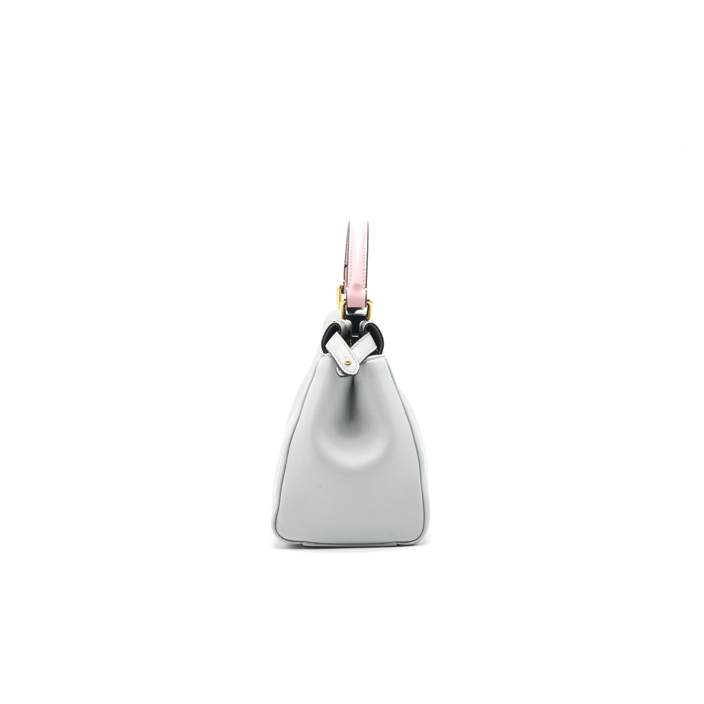FENDI PEEKABOO ICONIC MINI LIGHT BLUE