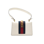 GUCCI SYLVIE SMALL SHOULDER BAG WHITE