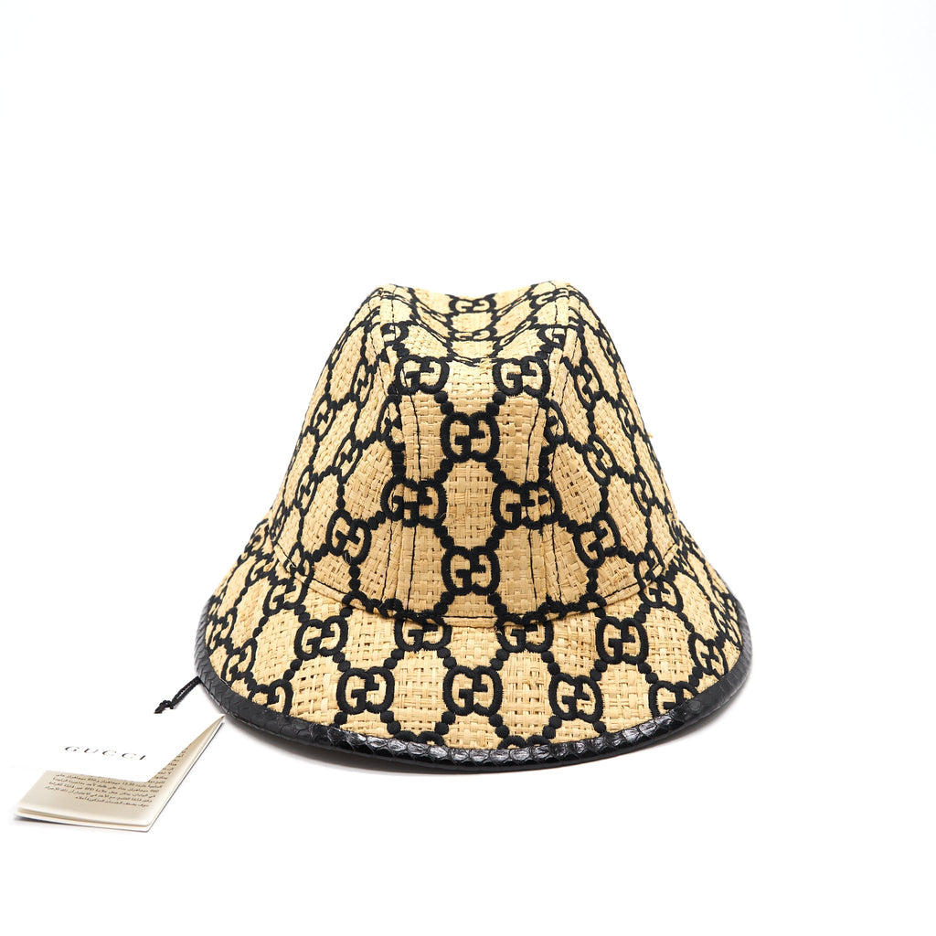 Gucci GG Fedora Hat size L 58cm