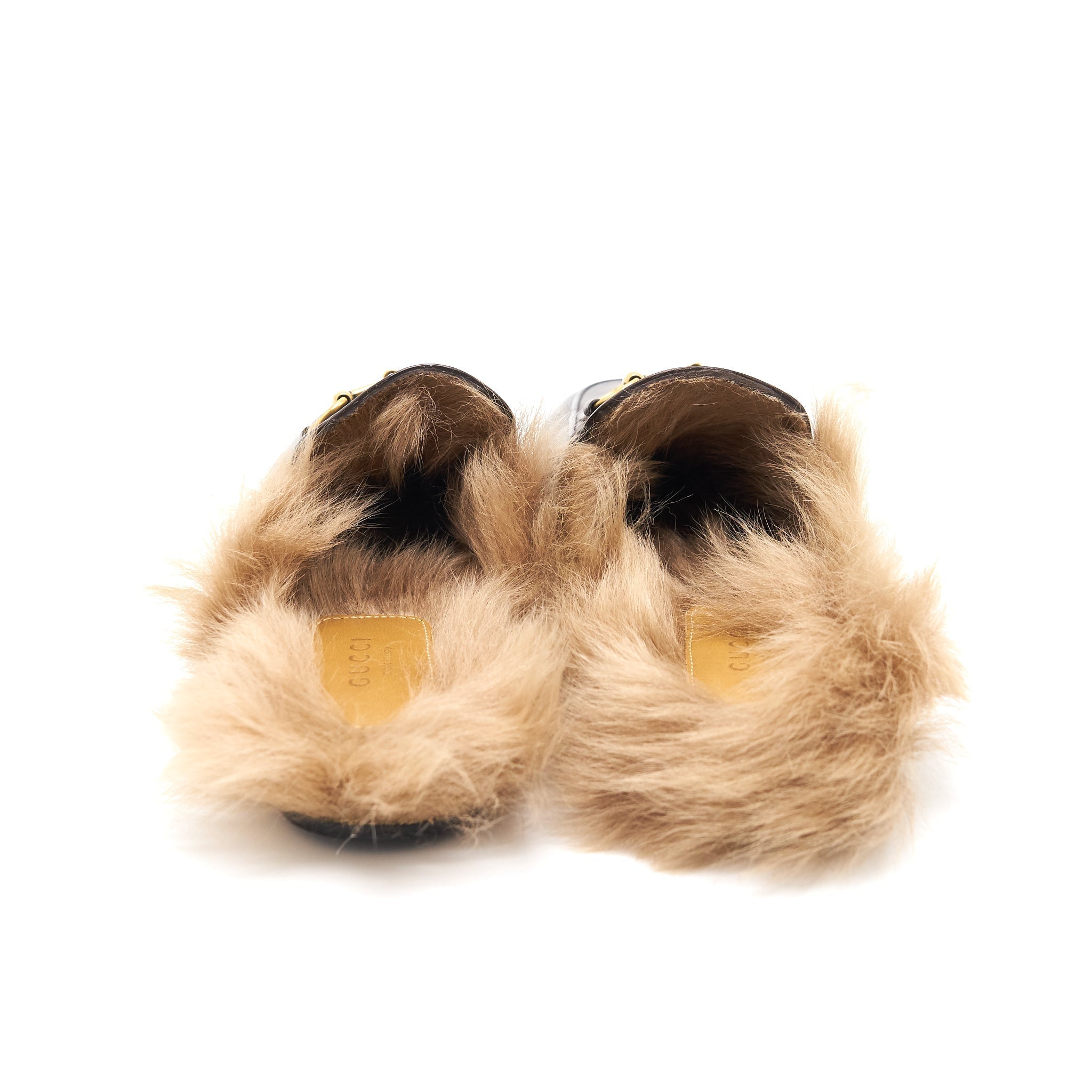 GUCCI Princetown Leather Slipper Dark Brown Size37.5