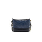 CHANEL SMALL GABRIELLE HOBO BAG NAVY/ BLACK