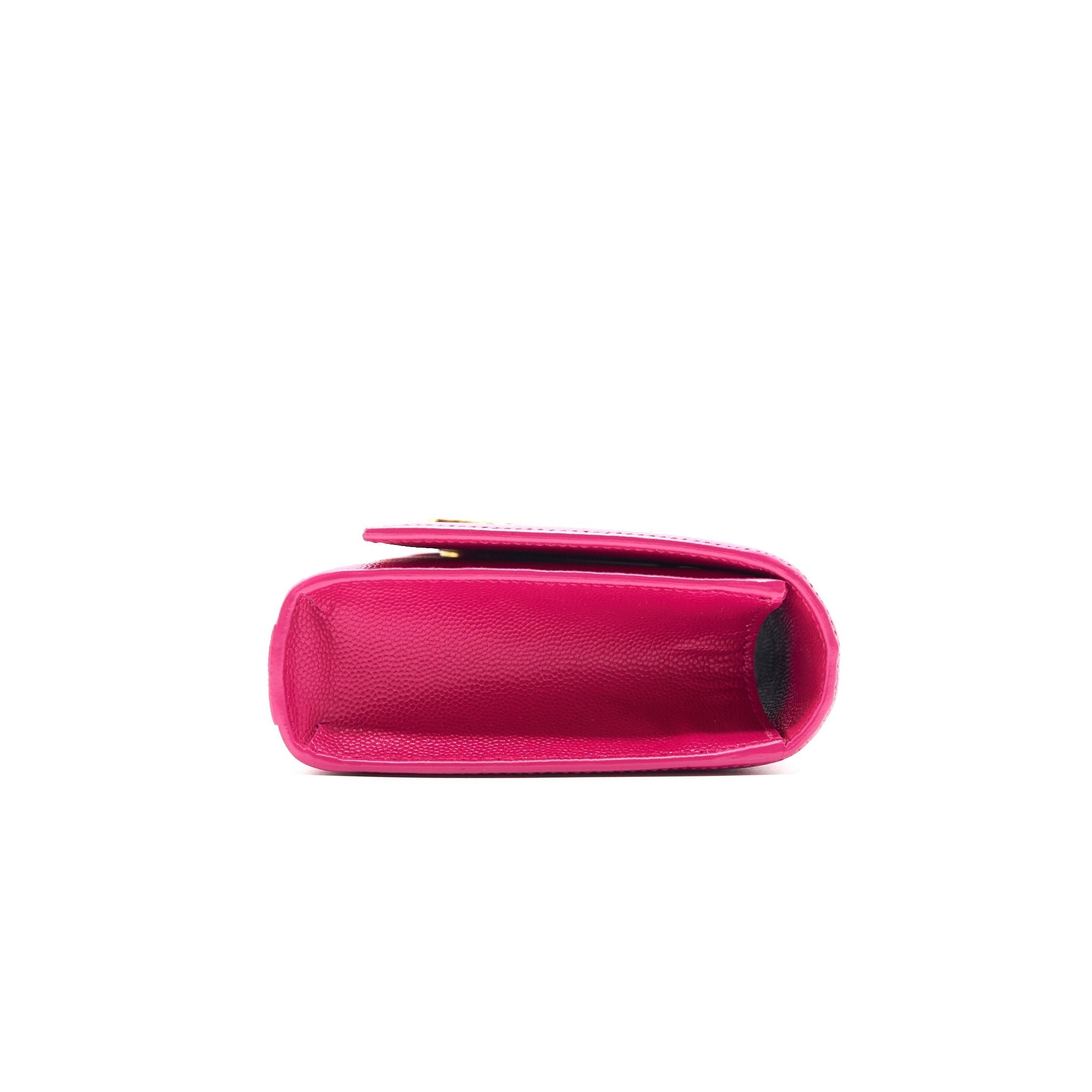 YSL / Saint Laurent Clutch Pink with GHW