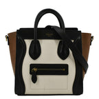 CELINE Nano Luggage Leather Shoulder Bag Tricolor