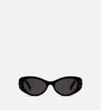 Diorsignature B8U Black Oval Sunglasses
