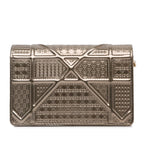 Dior Baby Patent Microcannage Diorama Wallet on Chain (SHG-Cem0dN)