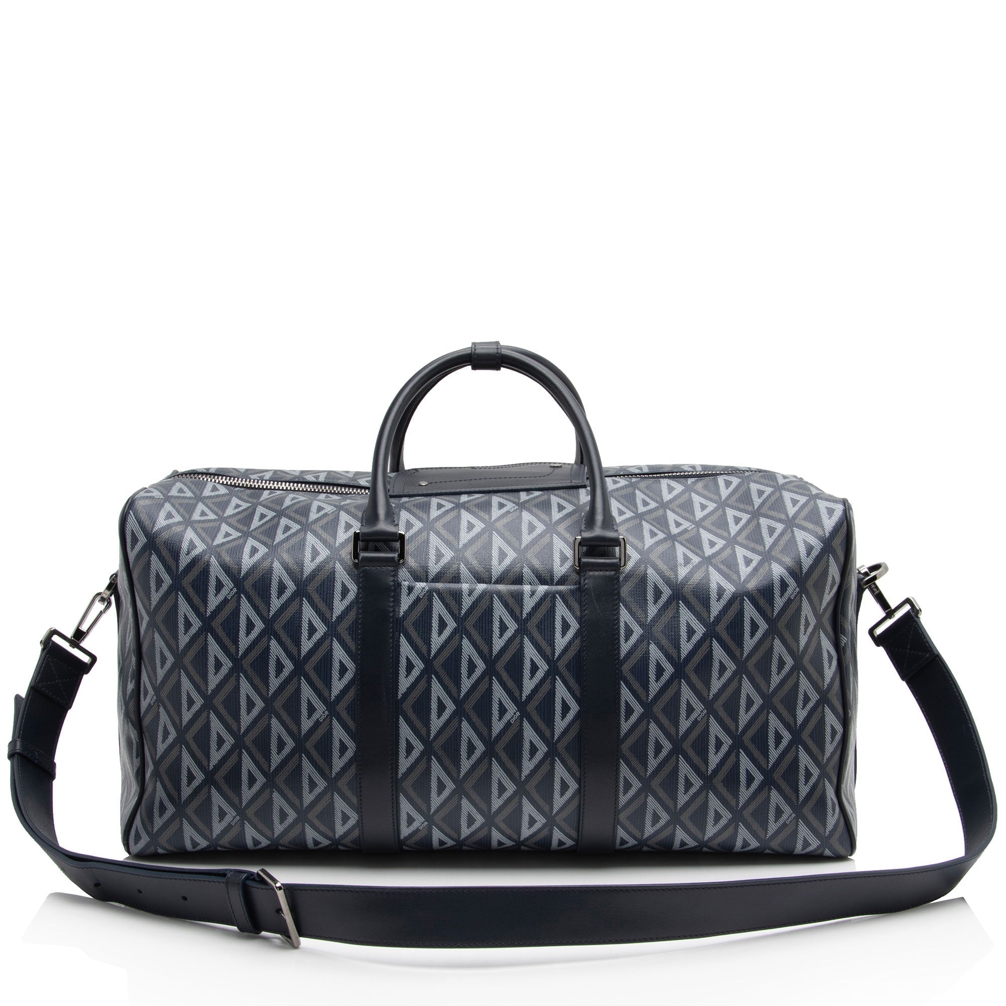 Dior CD Diamond Coated Canvas Lingot Duffle Bag (SHF-xwDGyq)