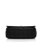 Dior Cannage Calfskin Caro Large Shoulder Bag (SHF-NckJ9e)