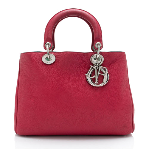 Dior Calfskin Diorissimo Medium Tote (SHF-TPgZYo)