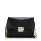 Dior Calfskin Python Diorling Large Shoulder Bag (SHF-22330)