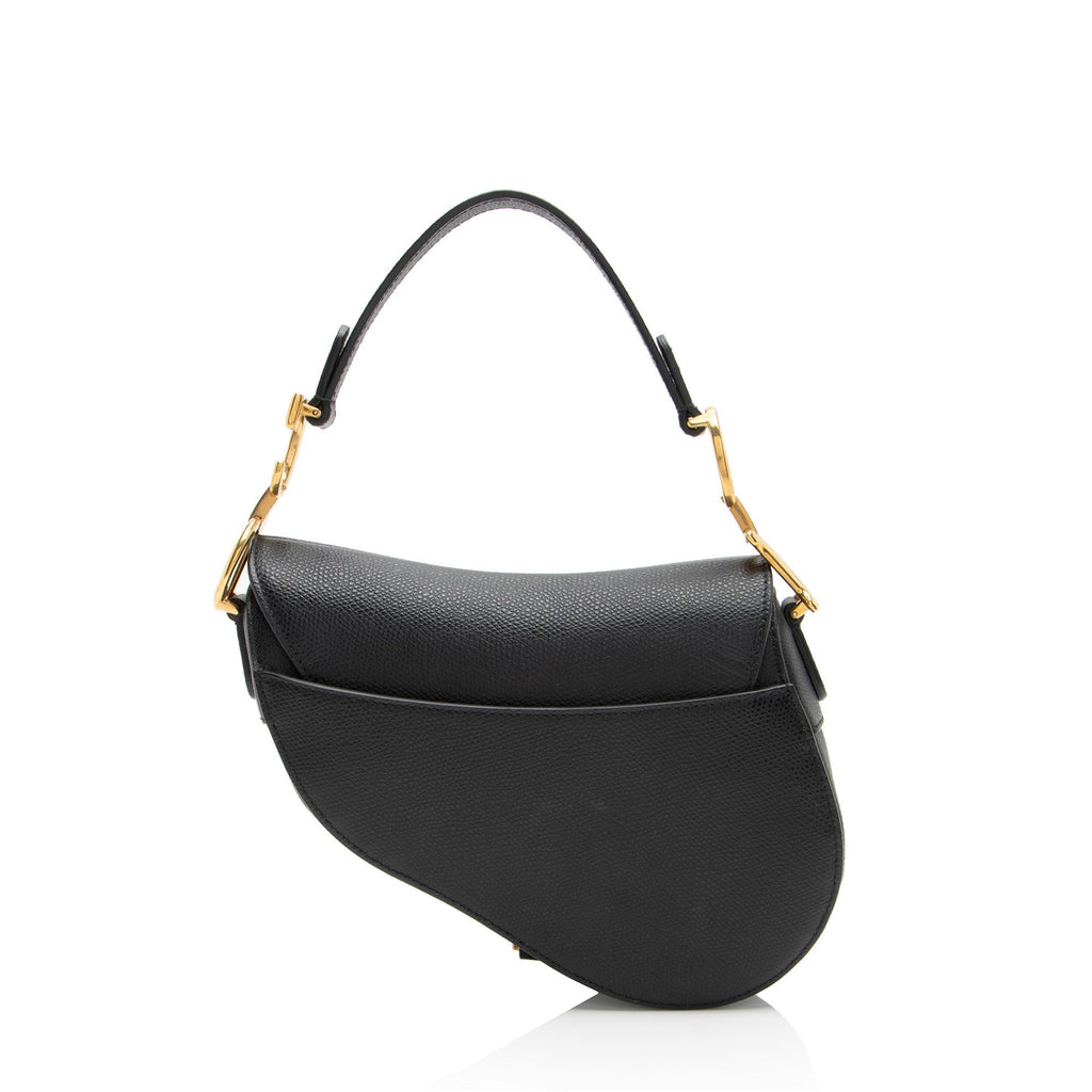 Dior Grained Calfskin Saddle Mini Bag (SHF-XGIlVK)