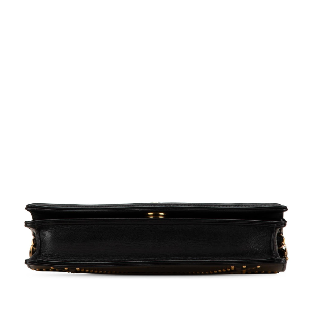 Dior Calfskin Studded Diorama Wallet on Chain (SHG-3HE9MF)