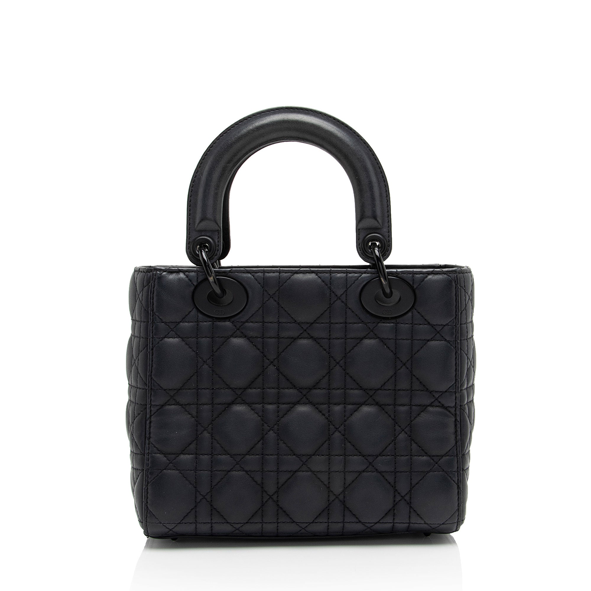 Dior Calfskin Ultra Matte Lady Dior Small Tote (SHF-MCFuwA)