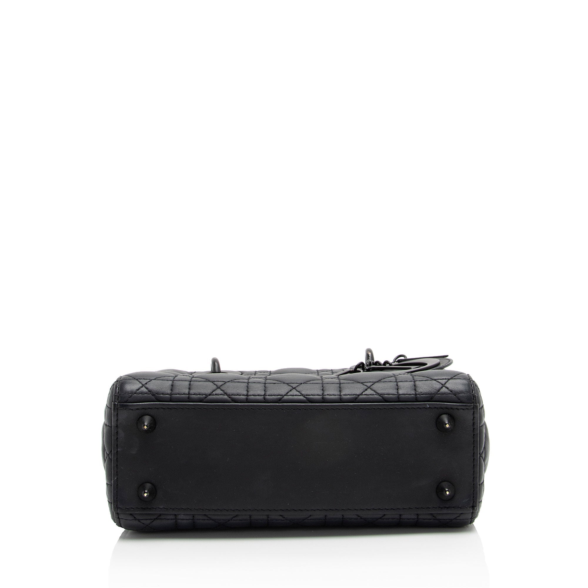 Dior Calfskin Ultra Matte Lady Dior Small Tote (SHF-MCFuwA)