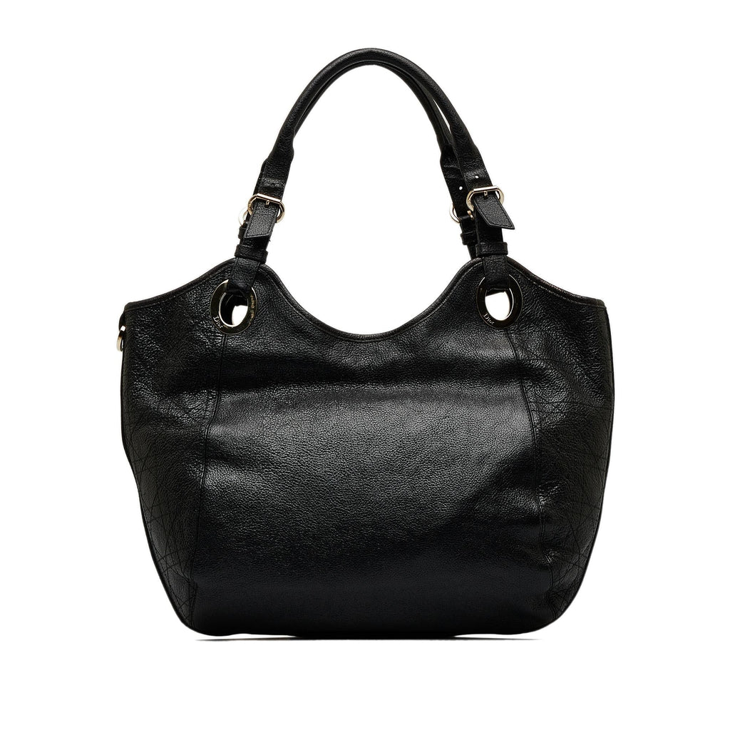 Dior Cannage Bee Tote Bag (SHG-Ftr9Ln)