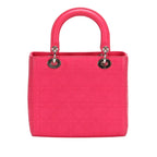 Dior Cannage Lady Dior Leather Satchel (SHG-IOiIje)