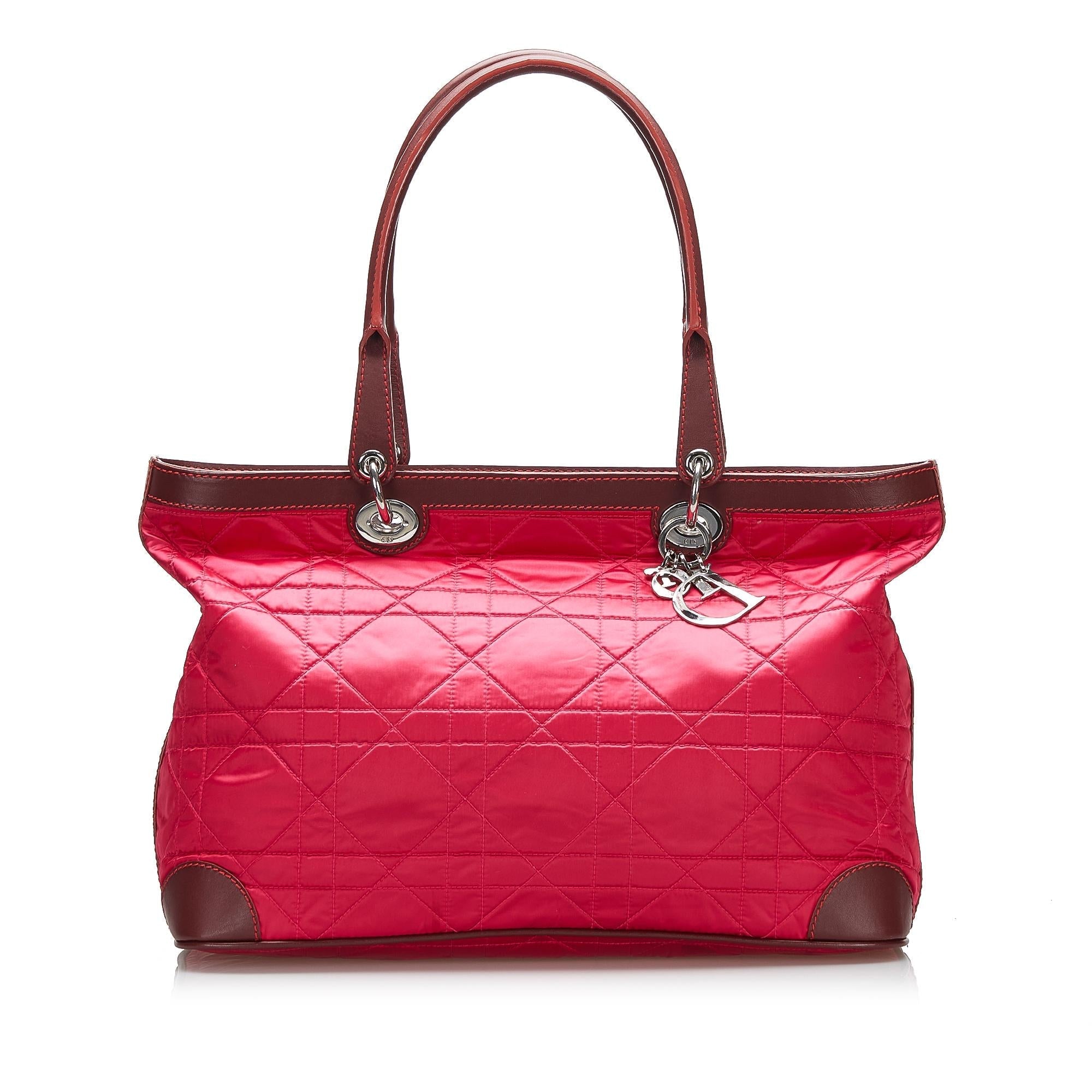 Dior Cannage Nylon Tote Bag (SHG-qE1qyp)